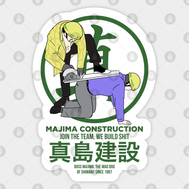 Majima Construction Sticker by Soulcatcher
